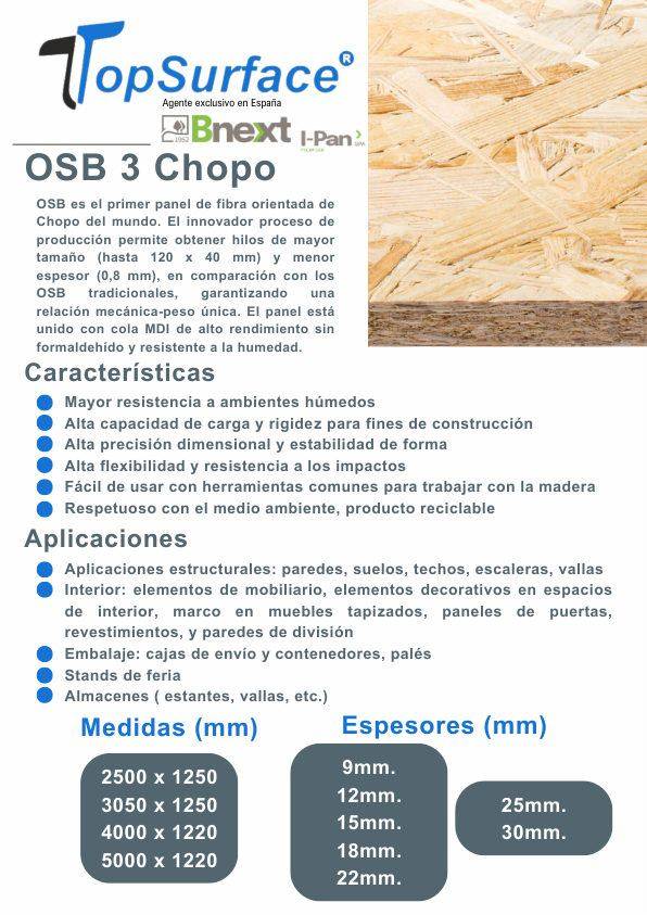 OSB 3 Chopo OSB 3 Chopo