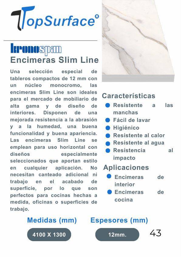 Encimeras Slim Line Encimeras Slim Line